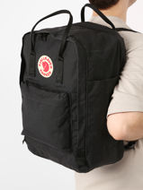 Sac  Dos 1 Compartiment + Pc 17" Fjallraven Noir kanken 23525-vue-porte