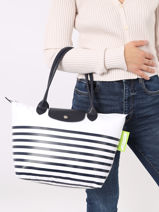 Longchamp Le pliage marinire Besace Multicolore-vue-porte