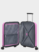 Handbagage Airconic American tourister Roze airconic 88G001-vue-porte