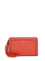 Portefeuille Compact Premier Flirt Cuir Lancel Orange premier flirt A11136