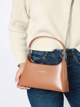 Cross Body Tas Suave Ace Leder Lancaster Bruin suave ace 30-vue-porte