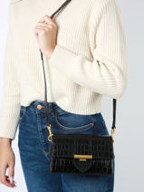 Sac Bandoulire Exotic Ily Cuir Lancaster Blanc exotic ily 15-vue-porte