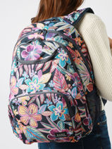 Sac  Dos 2 Compartiments Roxy Multicolore back to school RJBP4662-vue-porte