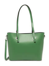 Sac Port paule Mirage Cuir Milano Vert mirage MI22064A