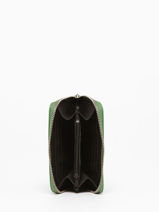 Porte-monnaie Porte-cartes Mirage Cuir Milano Vert mirage MI19043A-vue-porte