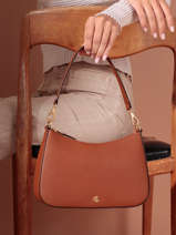 Sac Port paule Danni 26 Cuir Lauren ralph lauren Marron danni 31883768