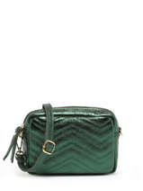 Sac Bandoulire Nine Cuir Milano Vert nine NI19111N