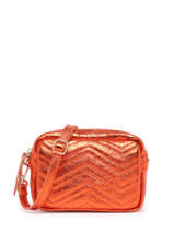 Cross Body Tas Nine Leder Milano Oranje nine NI19111N
