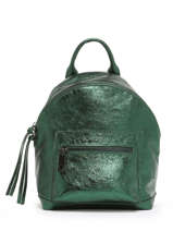 Sac  Dos Nine Cuir Milano Vert nine NI23066