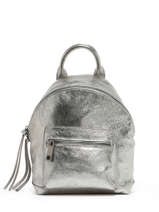 Sac  Dos Nine Cuir Milano Argent nine NI23066