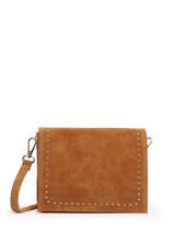Sac Bandoulire Velvet Cuir Milano Marron velvet VE23063