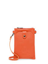 Telefoonetui Caviar Leder Milano Oranje caviar CA23061