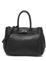 Handtas Caviar Leder Milano Zwart caviar CA23064