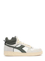 Magic Mediumhoge Sneakers Uit Leder Diadora Groen men 94307060