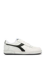 Sneakers Magic Icona Low Uit Leder Diadora Zwart unisex 92901060