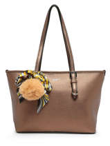 Sac Port paule Grained Miniprix Marron grained F2531