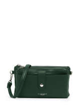 Cross Body Tas Met Kaarthouder Grained Miniprix Groen grained H6020