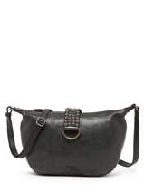 Sac Bandoulire Toscane Cuir Basilic pepper Noir toscane BTOS04