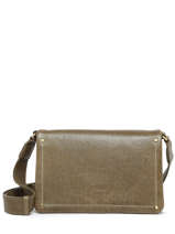 Sac Bandoulière Boston Cuir Basilic pepper Vert boston BBOS02