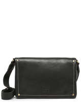Sac Bandoulire Boston Cuir Basilic pepper Noir boston BBOS01