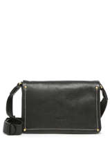 Sac Bandoulire Boston Cuir Basilic pepper Noir boston BBOS02
