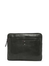 Porte Documents (main) Basilic pepper Noir traveler BTRA11