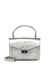 Sac Bandoulire Nine Cuir Milano Argent nine NI21061N