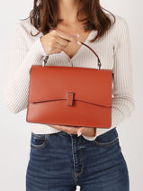 Handtas Mirage Leder Milano Oranje mirage MI22111A-vue-porte