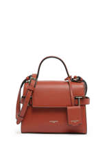 Sac Bandoulire Emilie Cuir Le tanneur Rouge emily TEMI1001