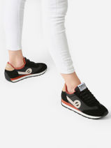 Sneakers City Run Jogger Uit Leder No name Zwart women HRCA0415-vue-porte