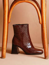 Enkellaarsjes Met Hak Tamaris Bruin women 41