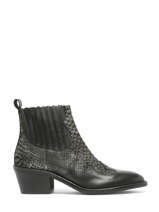 Santiags  Talon En Cuir Myma Noir women 6746
