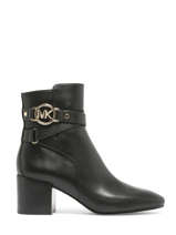 Enkellaarsjes Met Hak Rory Uit Leder Michael kors Zwart women F2ROME7L