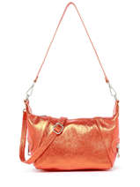 Sac Port paule Nine Cuir Milano Orange nine NI23062N