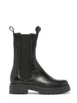 Chelsea Boots En Cuir Mjus Noir accessoires P82202