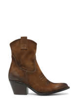 Santiago Laarzen Uit Leder Mjus Bruin women 793283