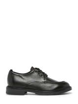 Derby Veterschoenen Uit Leder Mjus Zwart women T81103