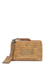 Portefeuille Cuir Biba Beige heritage LOT4L