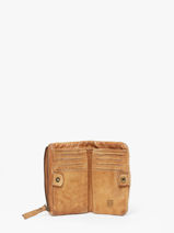 Portefeuille Cuir Biba Beige heritage LOT4L-vue-porte