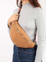 Sac Banane Ciao Boum Velours Miniprix Marron ciao boum 649-vue-porte