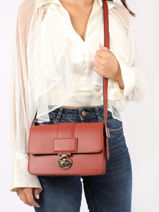 Longchamp Box-trot Sac port travers Rouge-vue-porte