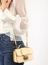 Longchamp Box-trot Sac port travers Jaune-vue-porte