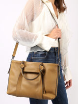 Longchamp Longchamp 3d Sac port main Marron-vue-porte