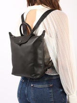 Longchamp Le pliage xtra Sac  dos Beige-vue-porte