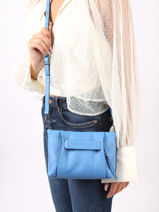 Longchamp Longchamp 3d Sac port travers Bleu-vue-porte