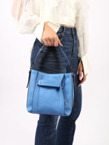 Longchamp Longchamp 3d Sac port travers Bleu-vue-porte