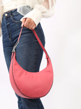 Longchamp Le roseau essential Besace Rose-vue-porte