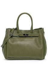 Handtas Caviar Leder Milano Groen caviar CA23064