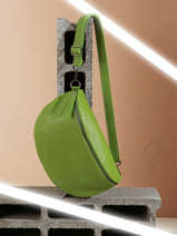 Sac Banane Caviar Cuir Milano Vert caviar CA19091B