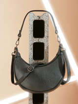 Sac Port paule Et Bandoulire Caviar Cuir Milano Noir caviar CA23069
